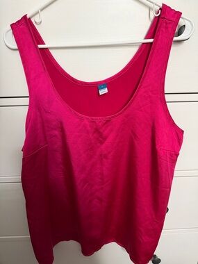 Old Navy Hot Pink Scoop Neck Tank Top
